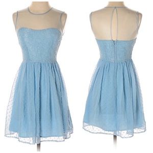 Rodarte blue skater dress